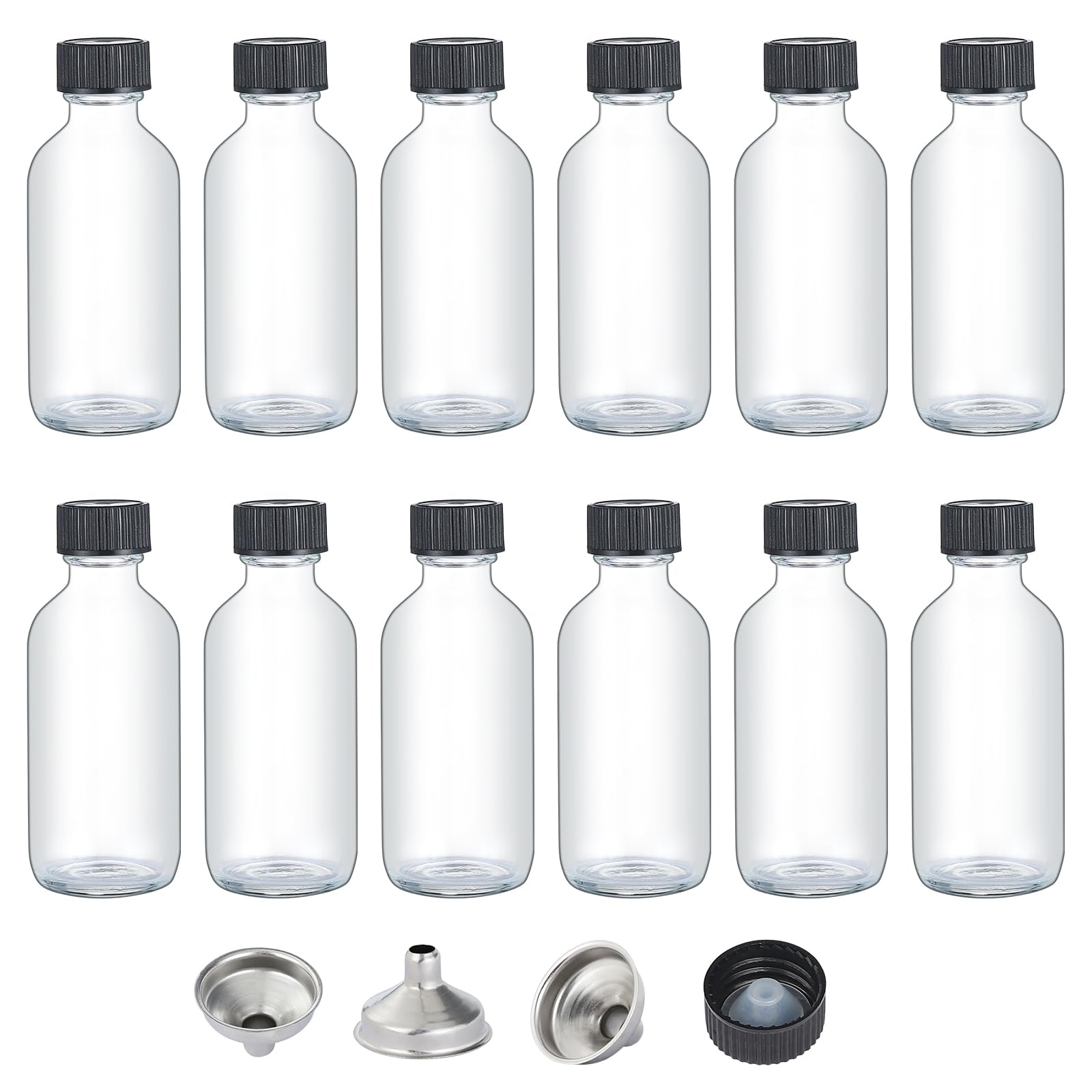 Crazystorey 2oz bottle with lid, ideal for travel and leak protection.