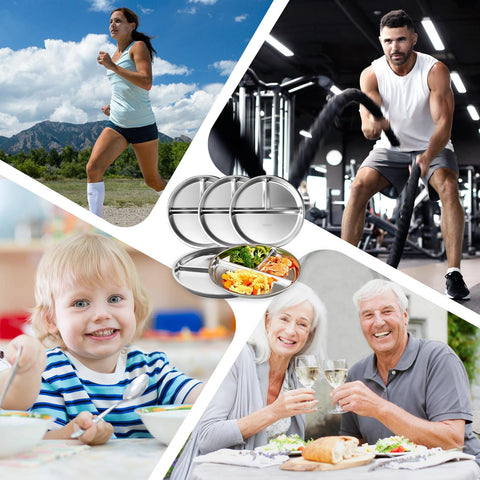 CrazyTerra 5-pack value set offers durable plates for families