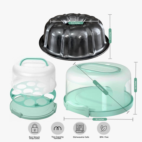 CREACAKE cupcake tray helps organize and portion cupcakes for events.
