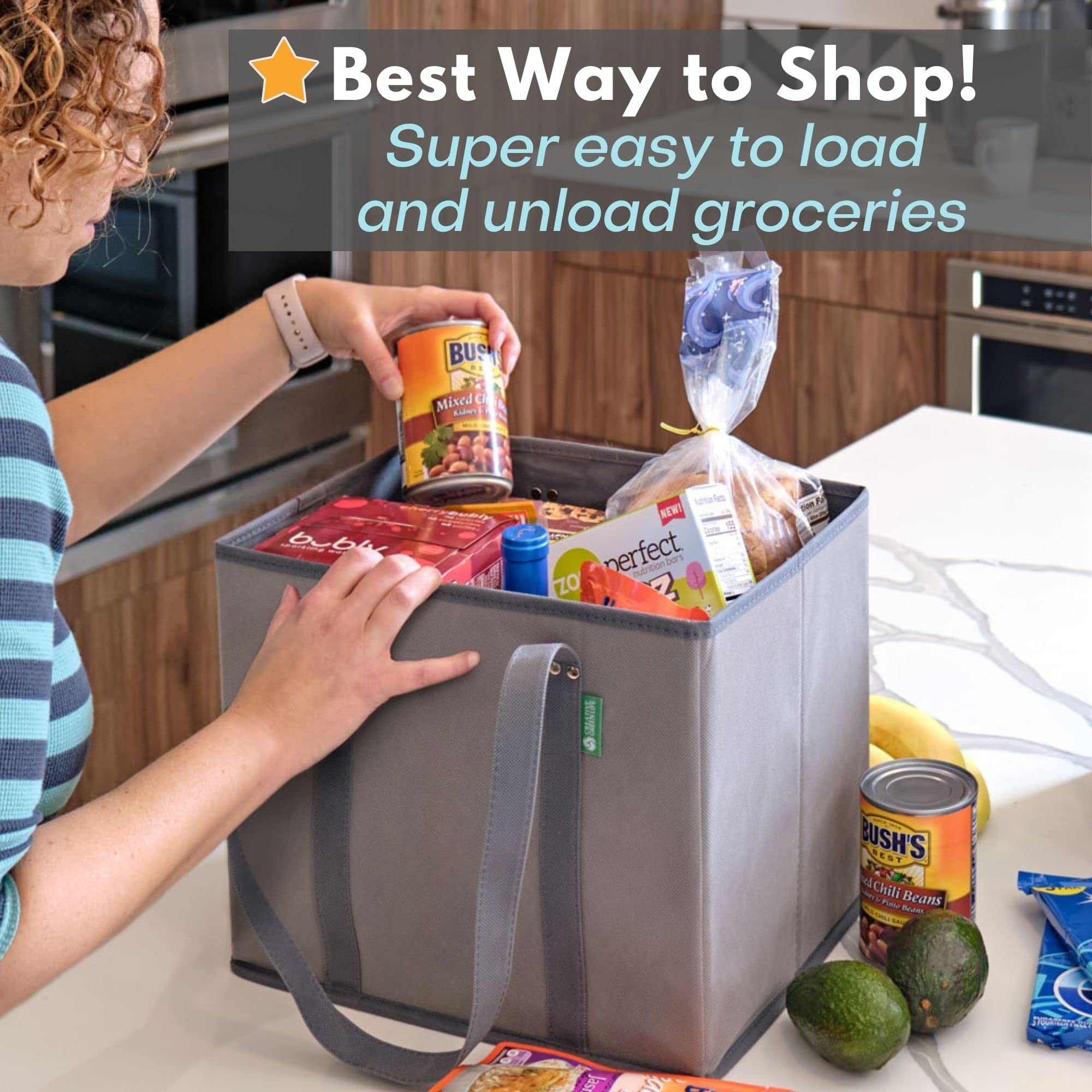 Creative Green Life reusable totes use sturdy materials for reliable daily use.