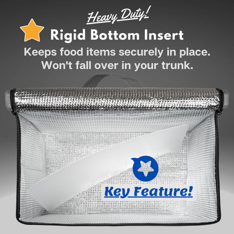 Creative Green Life XL insulated bag interior aluminum lining cleans easily.