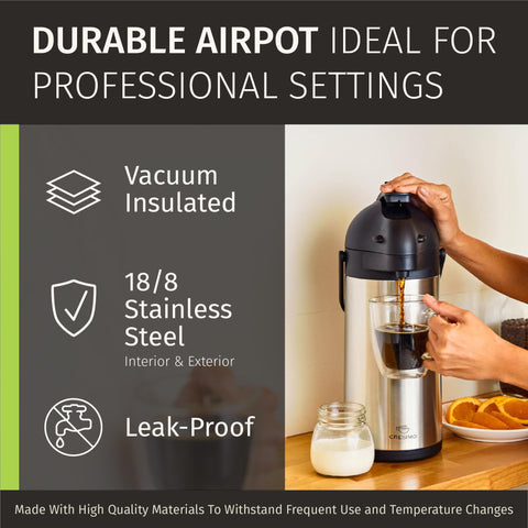 Cresimo 360-degree swivel base enables accessible pouring from any side.