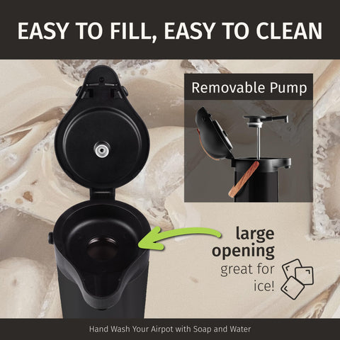 CRESIMO removable lid simplifies cleaning and refills