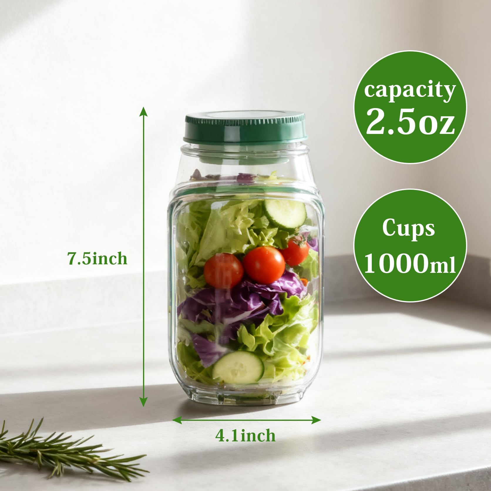Criamolo dressing cup included for easy sauce control during lunch.
