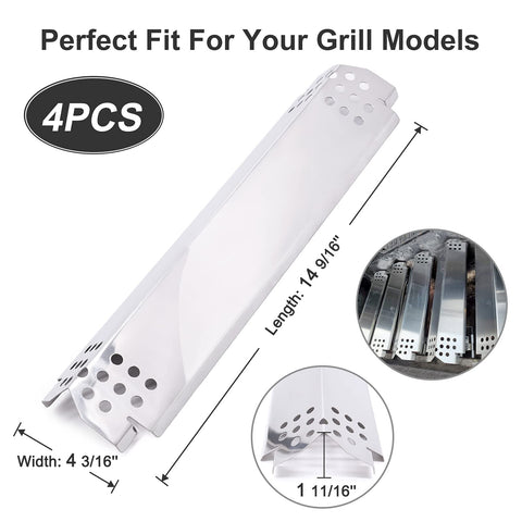 Criditpid stainless heat plate for Nexgrill 720-0888N, durable replacement