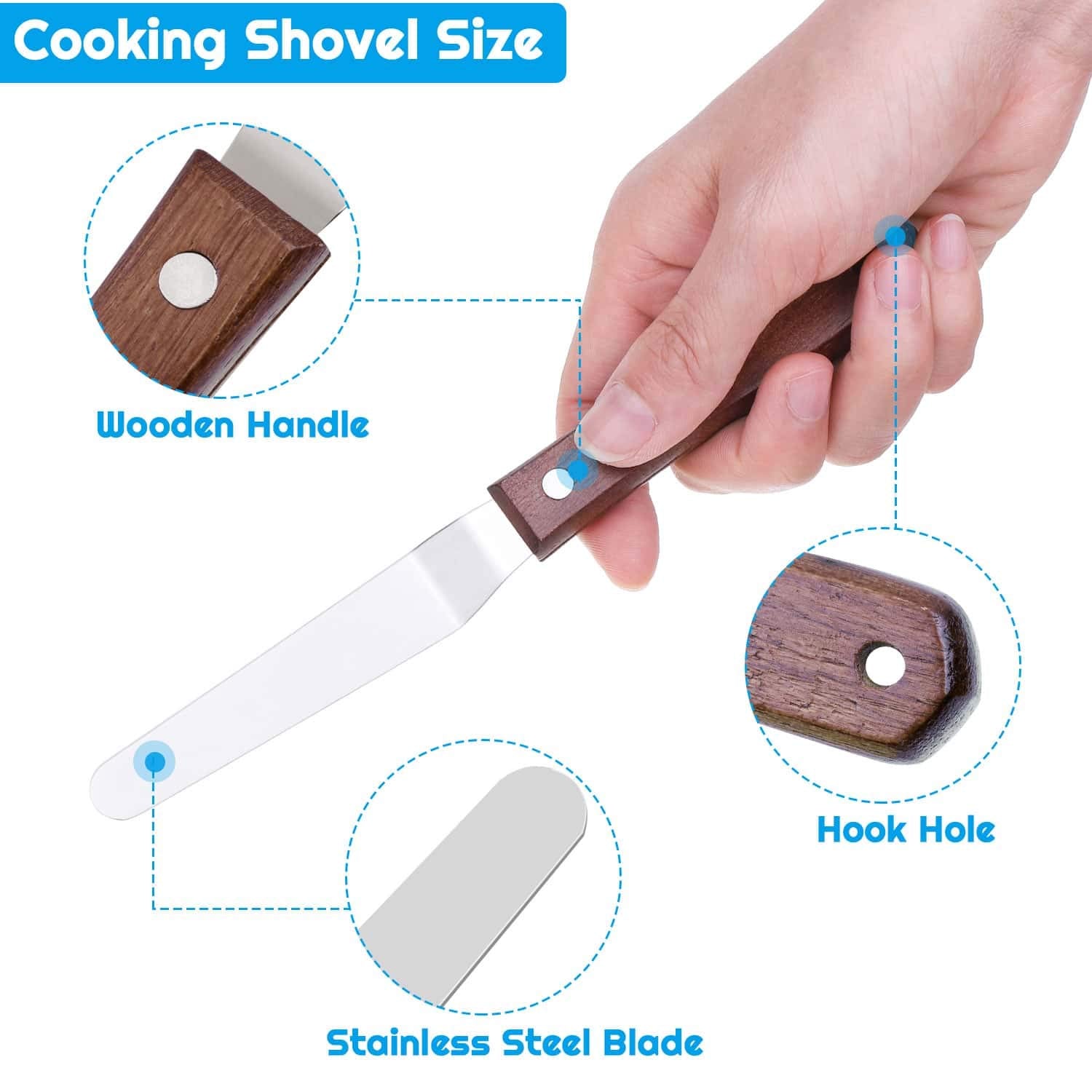 Cridoz fish spatula in stainless steel for delicate turning
