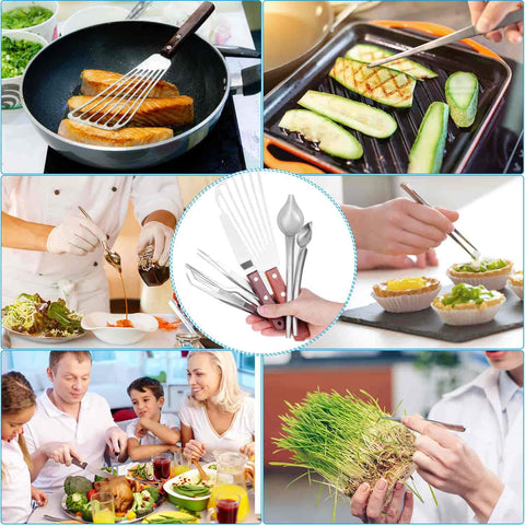 Cridoz stainless steel cooking tools durable and rust-resistant for busy kitchens