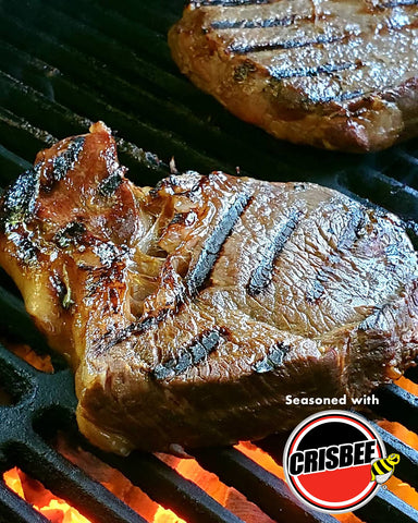 Crisbee Stik beeswax texture closeup conveys premium conditioning for cookware