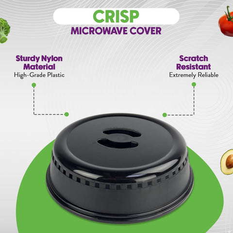 Crisp easy-clean lid shown for quick kitchen cleanup