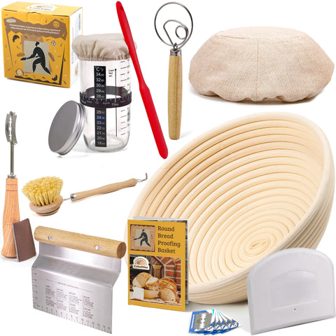 CRISS ELITE round banneton shapes dough for artisan loaves.
