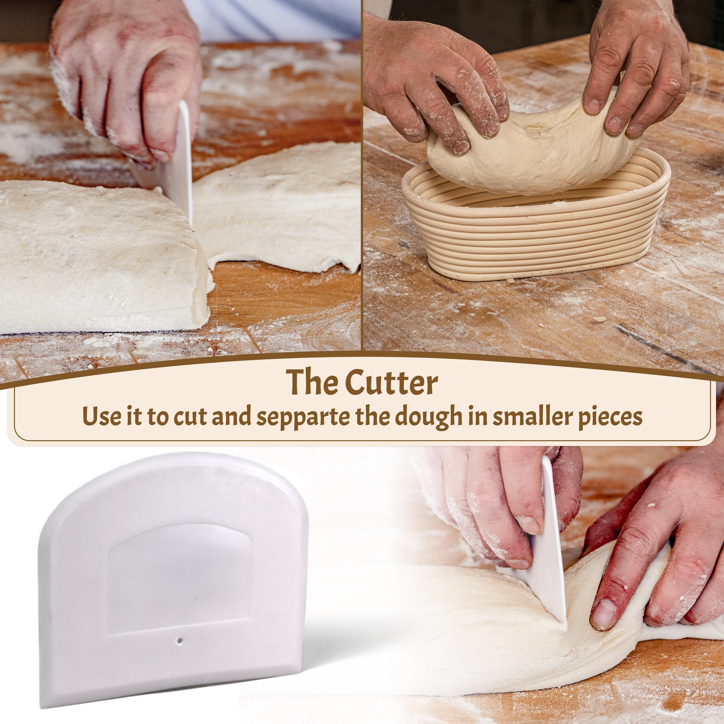 CRISS ELITE Danish whisk for smooth mixing and hydration control