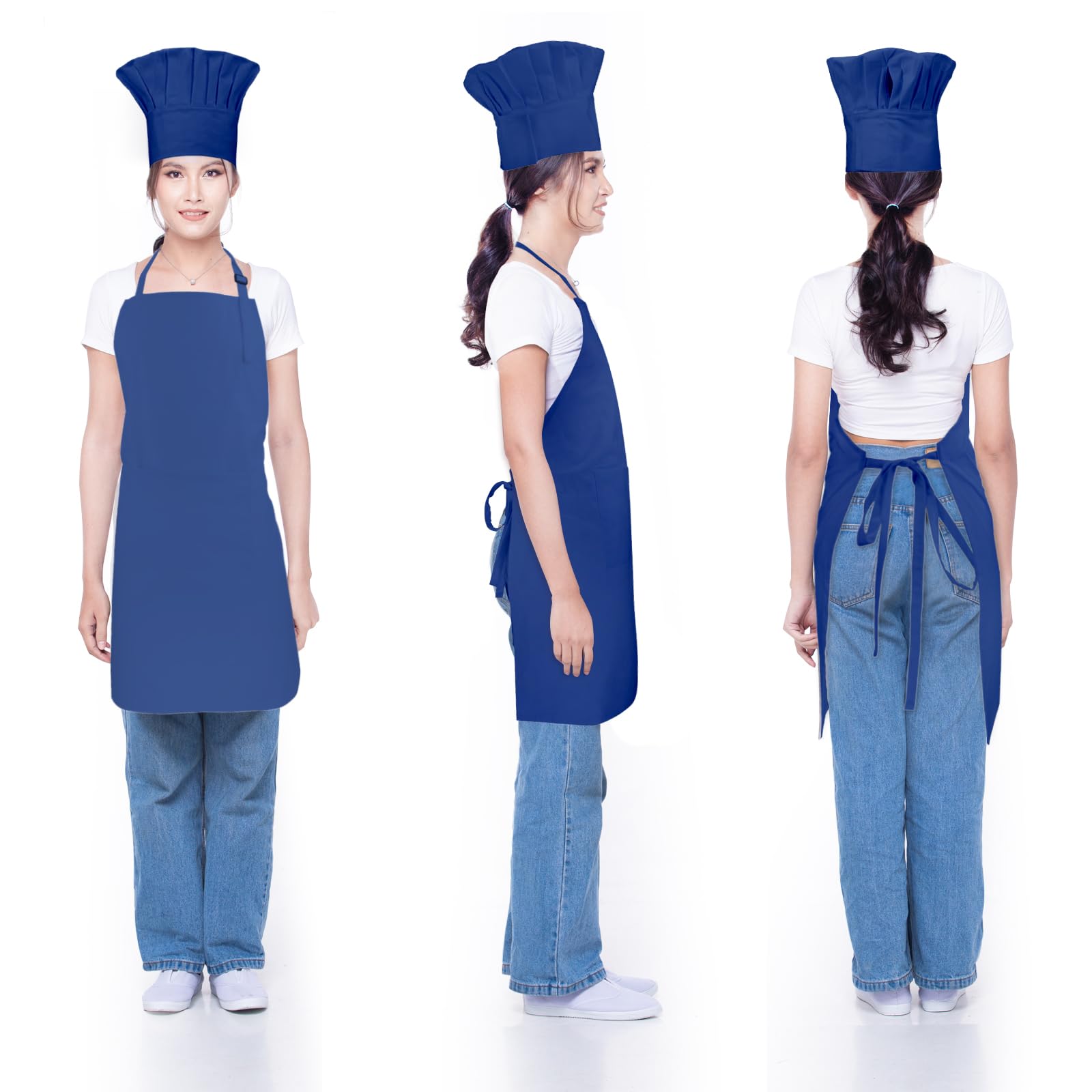 CRJHNS blue apron featuring two large pockets for tools