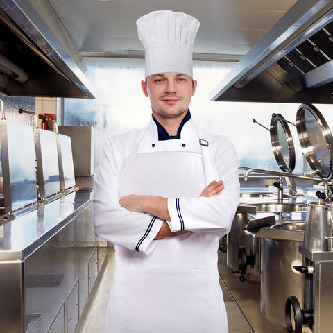 CRJHNS kitchen outfit suitable for schools, catering, and home use.