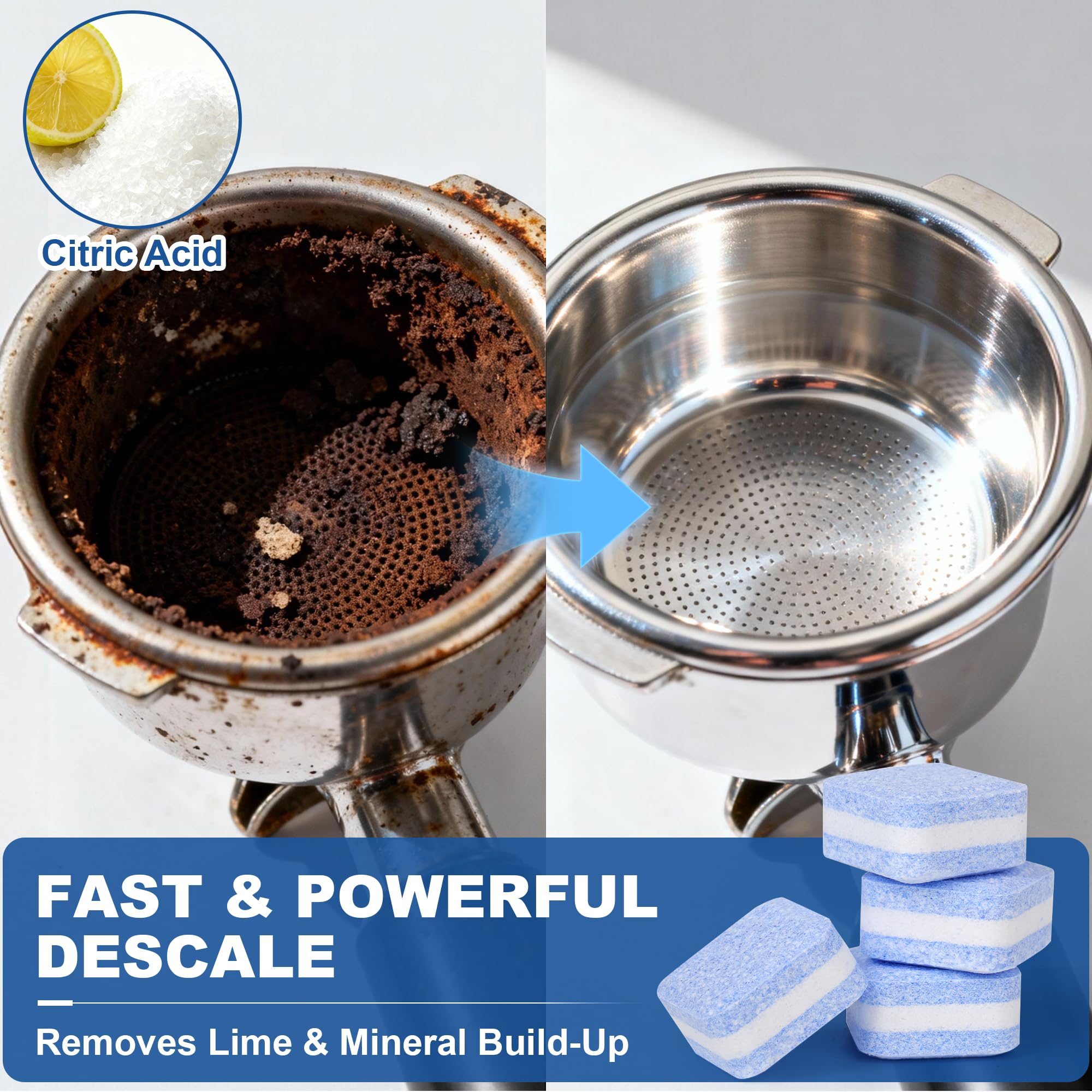 Crobirware universal descaler demonstrates compatibility with Keurig and Nespresso machines