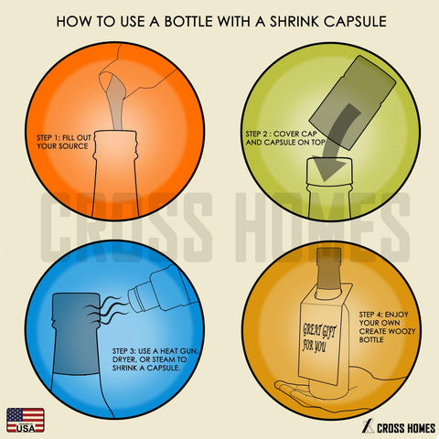 Cross 5oz bottle with leak-proof cap and safe packaging.