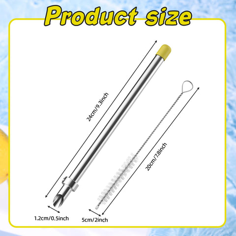 CROSSING muddler: relaxed hand comfort for fresh lemon pulp crushing