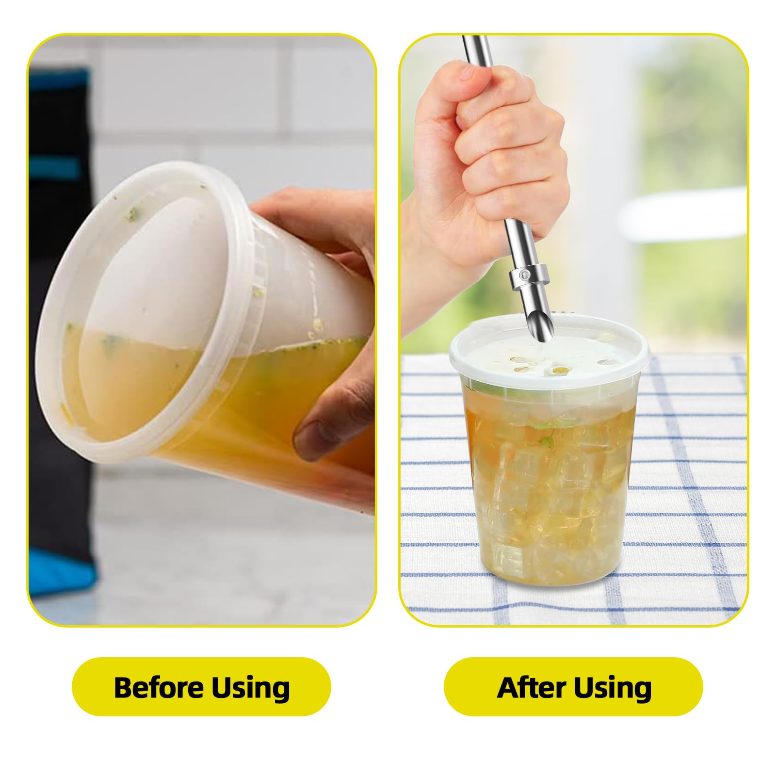 CROSSING stainless-steel parts: durable setup for high-volume lemonade prep