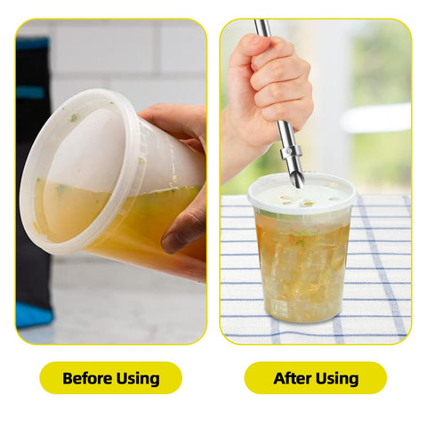 CROSSING stainless-steel parts: durable setup for high-volume lemonade prep