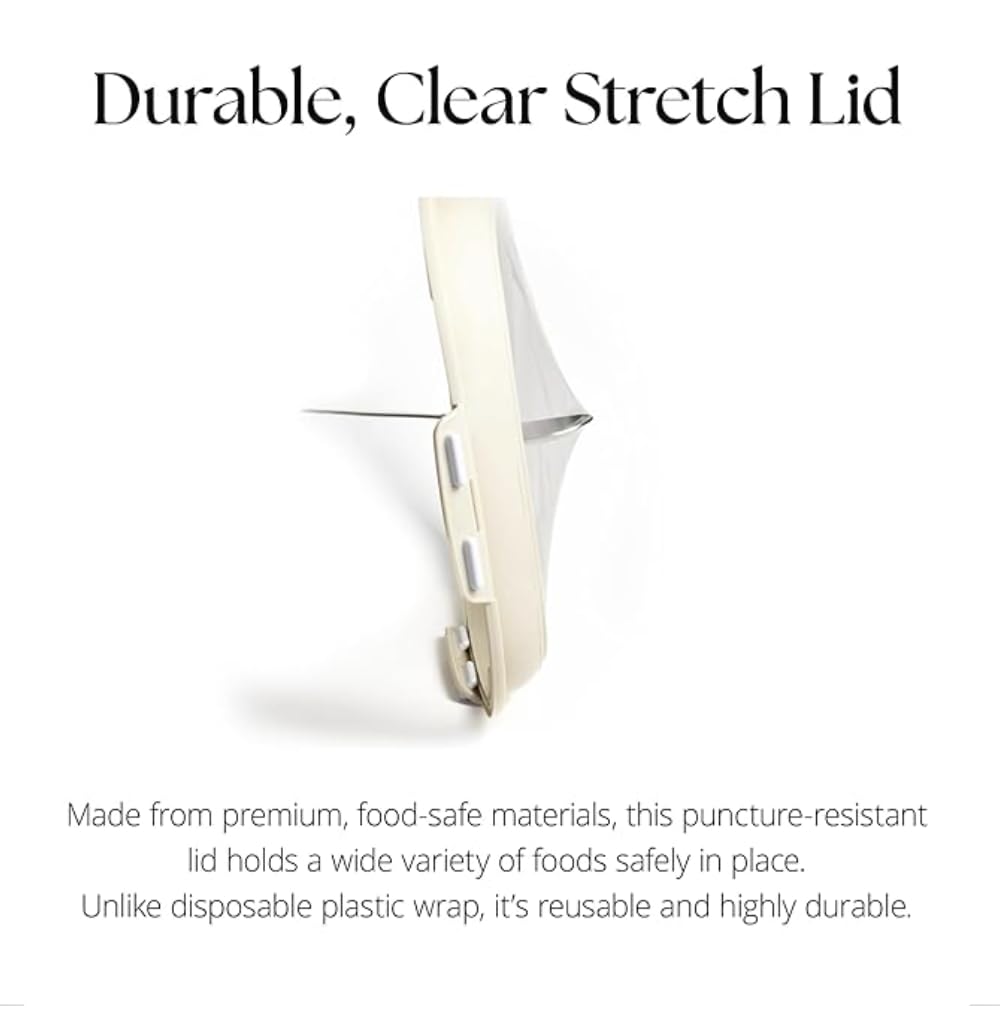 Crudités meal-prep containers in cream white ideal for lunches and snack boards.