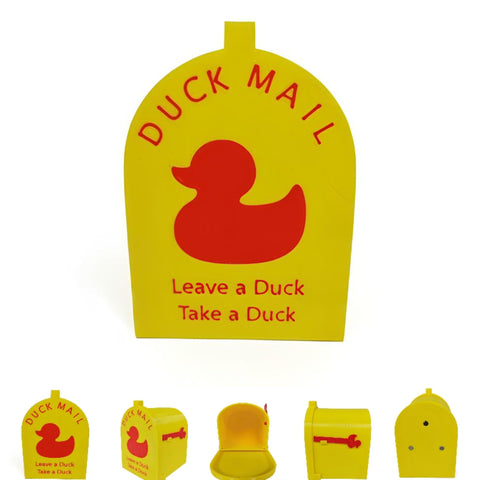 Cruising Duck Mailbox Movable Flag on a door magnet, secure and fun for cabin doors.