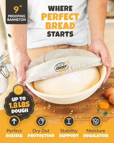 CRUSTLOVE bread scoring lame for precise, decorative patterns on dough.