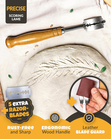 CRUSTLOVE Scraper Set handles edges and surfaces with ease.