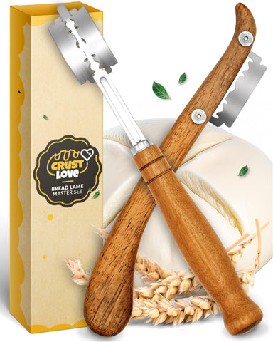 CRUSTLOVE straight sourdough knife for clean artisan loaf scoring