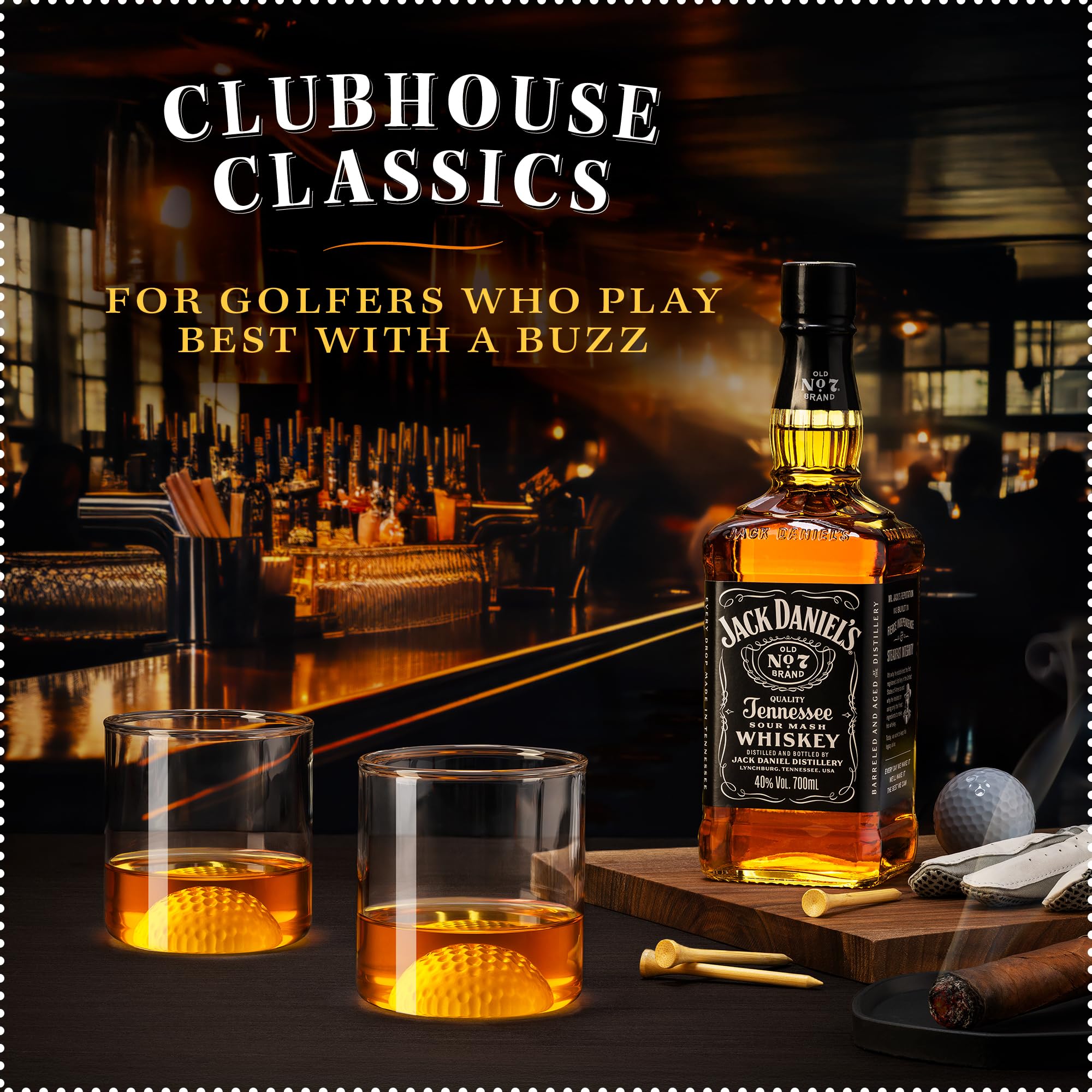 CRYSTA & MÅTT perfect golf gift—unique keepsake for golfers and whiskey lovers.