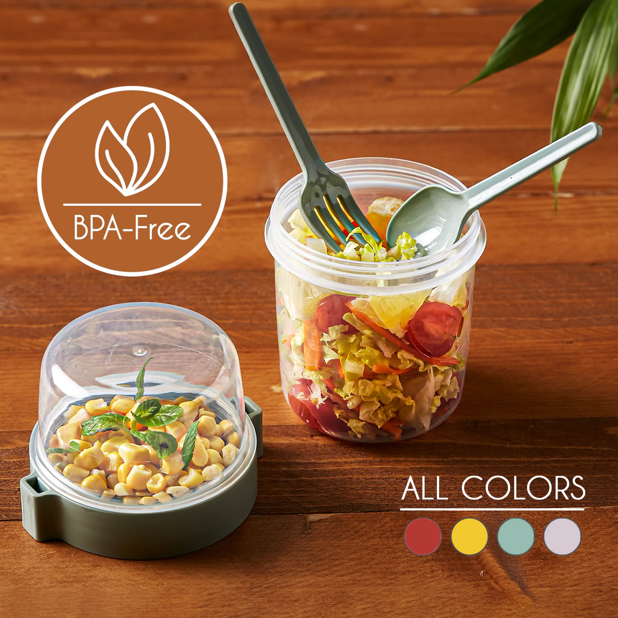 Crystalia 22-oz on-the-go cups with secure seal for fresh contents