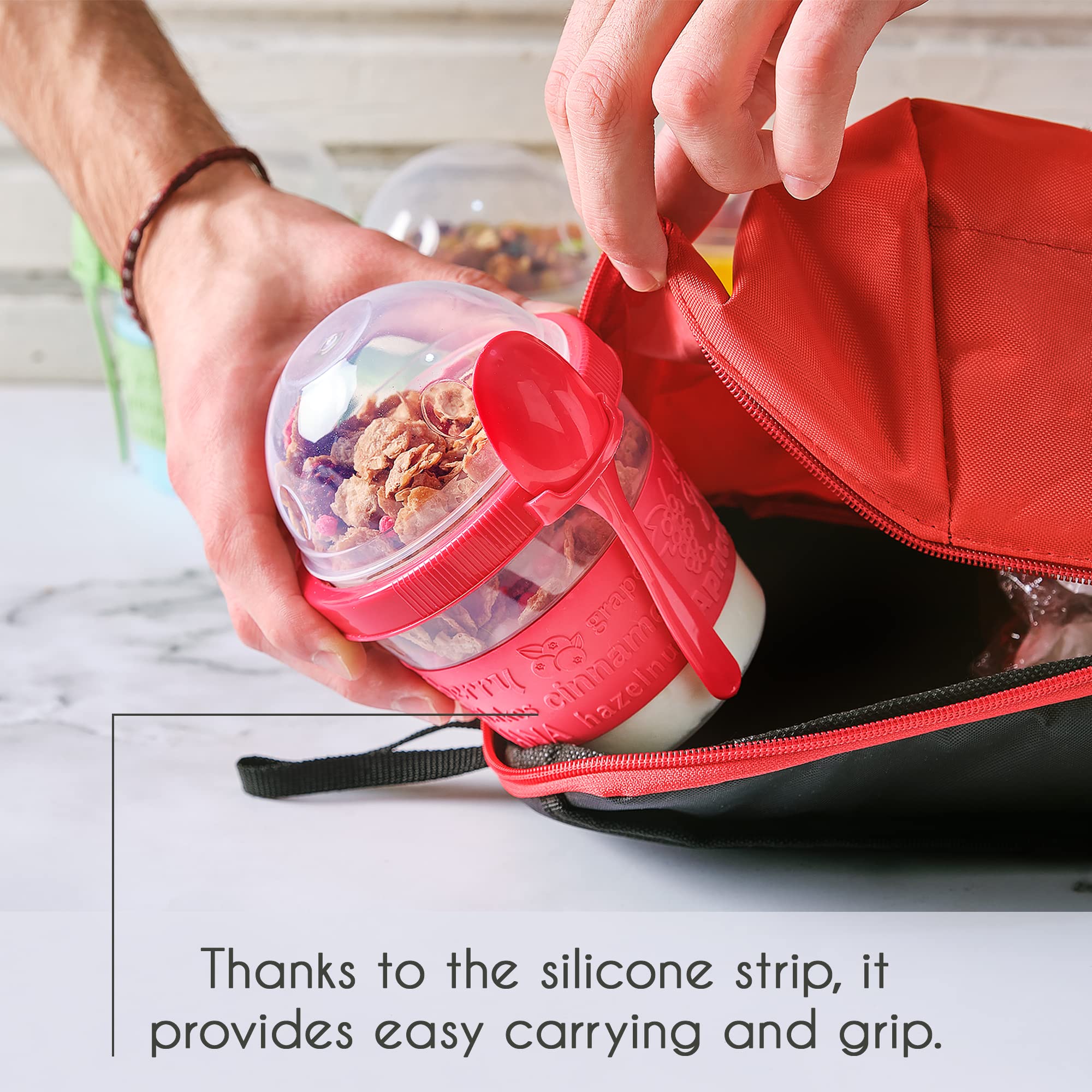 Crystalia dishwasher-safe parfait containers simplify cleanup