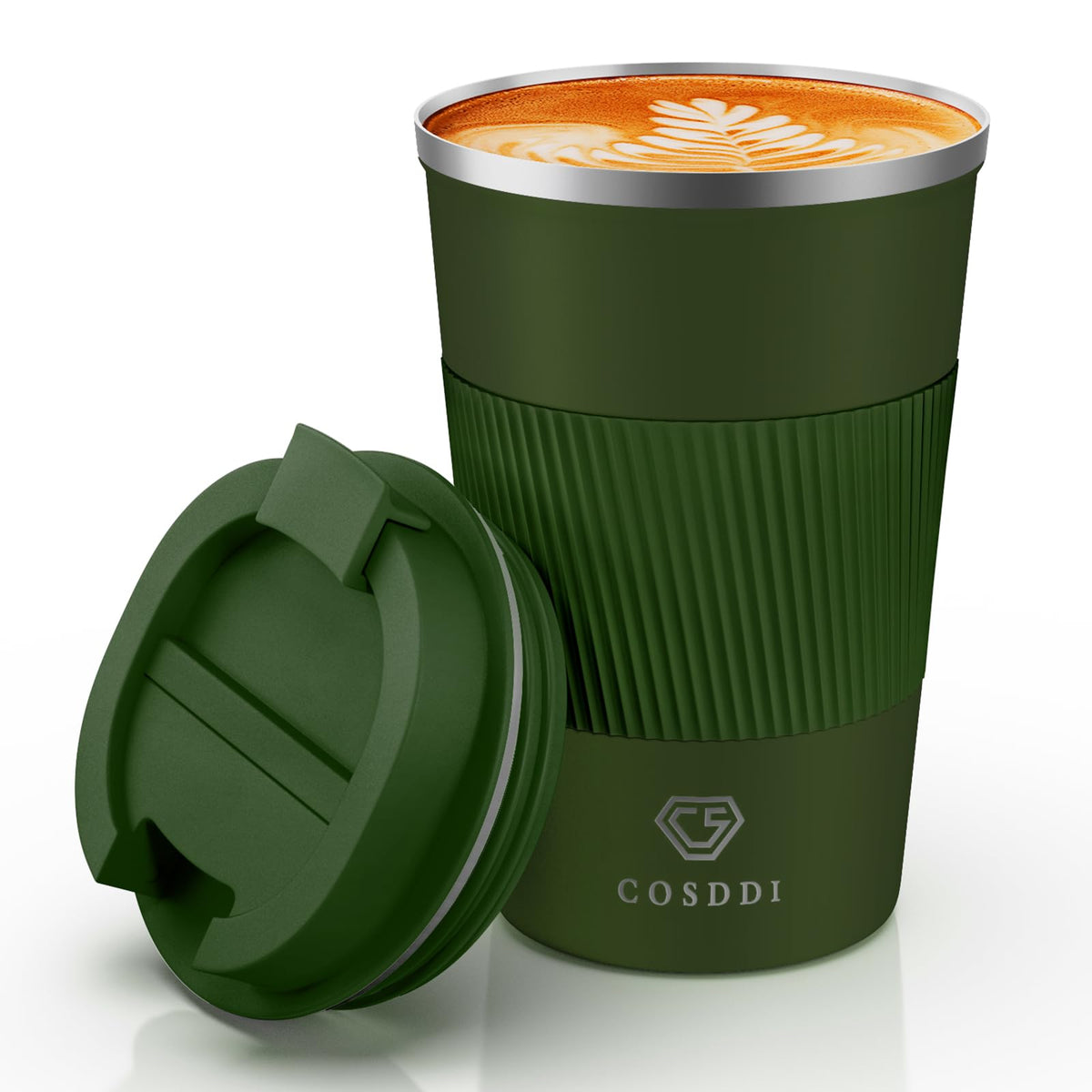 CS COSDDI 12oz tumbler with airtight lid seal for spill-free travel