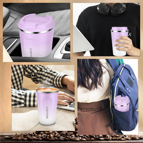 CS COSDDI 12oz tumbler bottom non-slip prevents tipping during travel