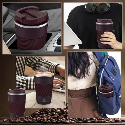 CS COSDDI BPA-free lid with food-grade silicone seal for safe sipping.