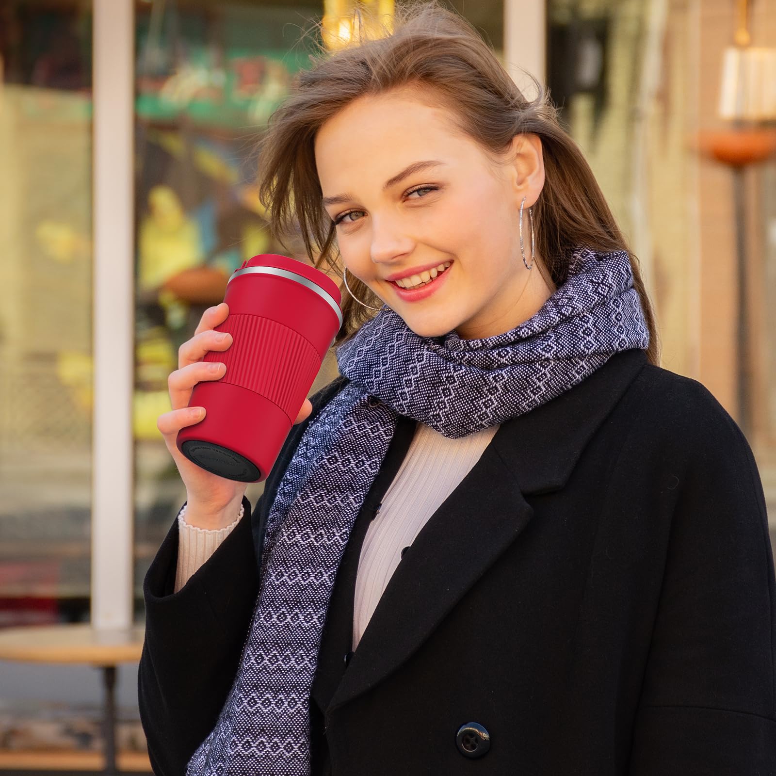 CS COSDDI 12oz tumbler-car-holder-fit: ideal for commuters on the go.