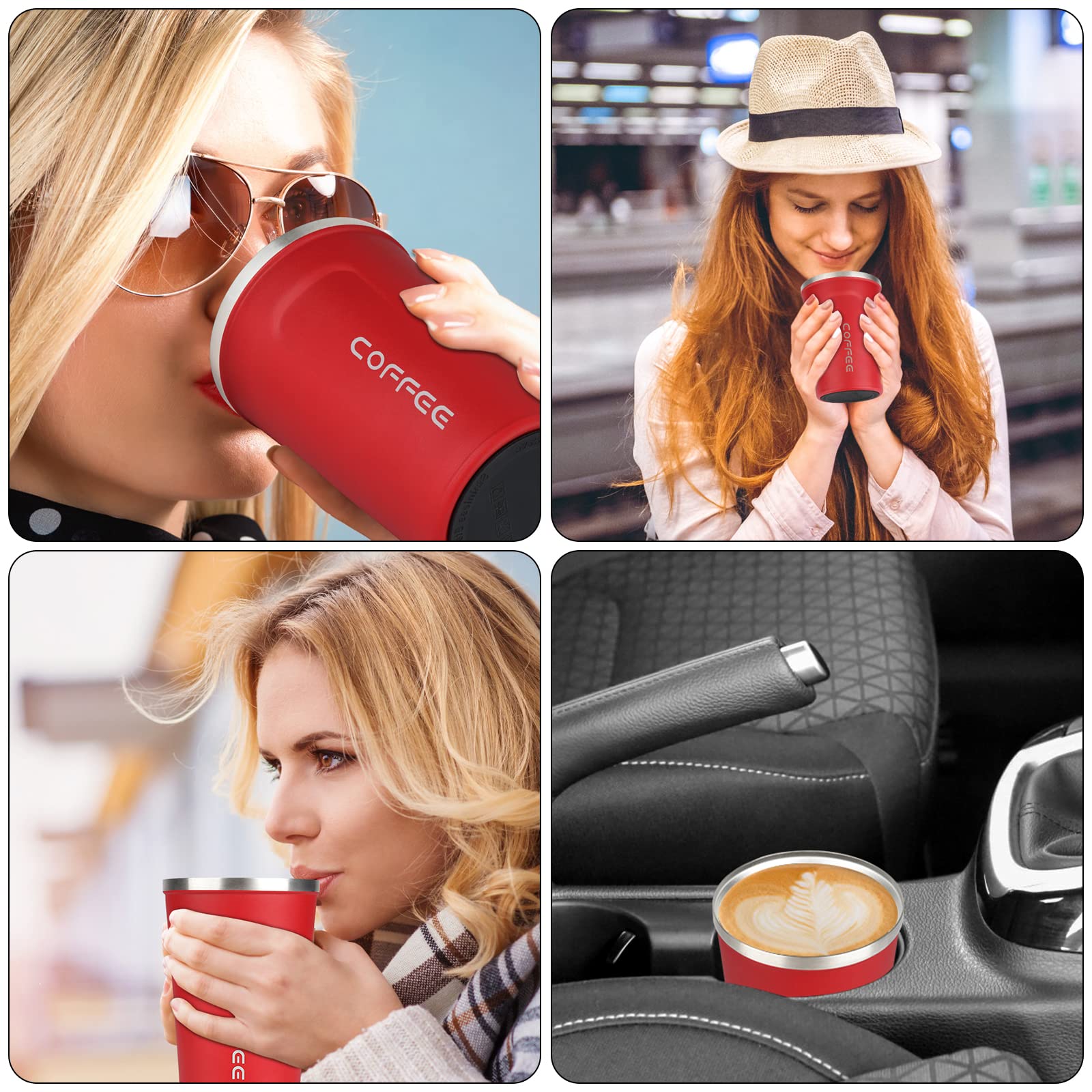 CS COSDDI 12oz tumbler features food-grade materials and BPA-free lid.