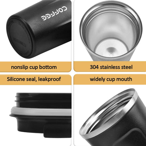 CS COSDDI tumbler lid close-up showing airtight seal for spill prevention.