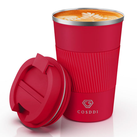 CS COSDDI 12oz tumbler lid-seal: airtight and spill-safe on the go.