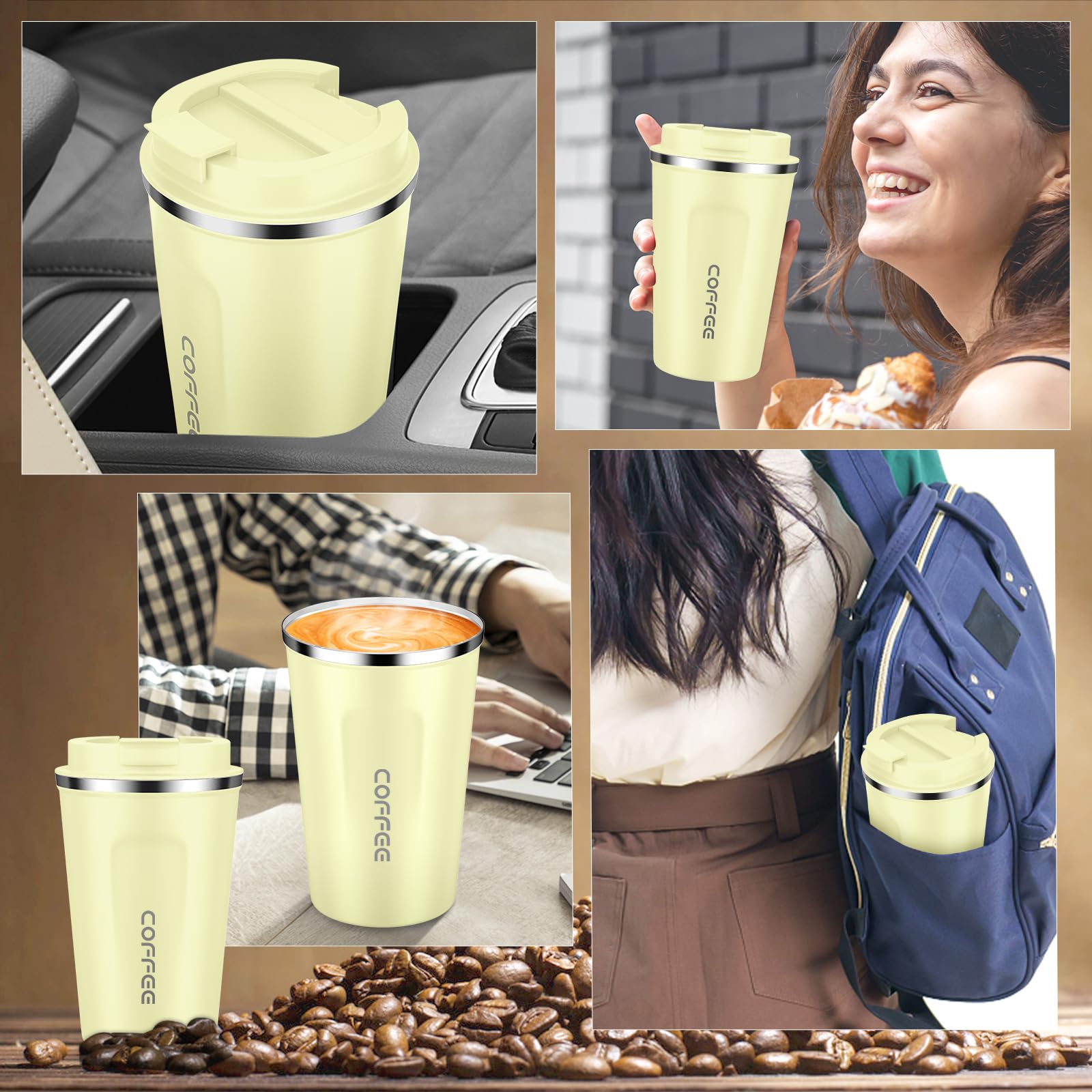 CS COSDDI 12oz tumbler narrow-body-design comfortable grip and easy packing