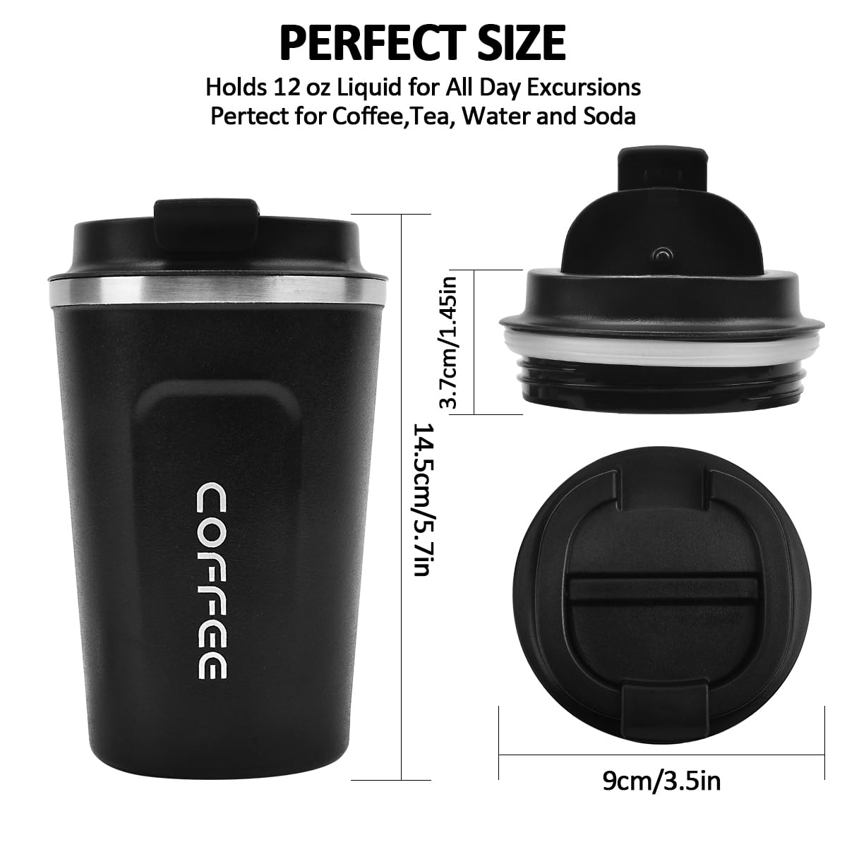 CS COSDDI tumbler bottom with non-slip grip prevents tipping.