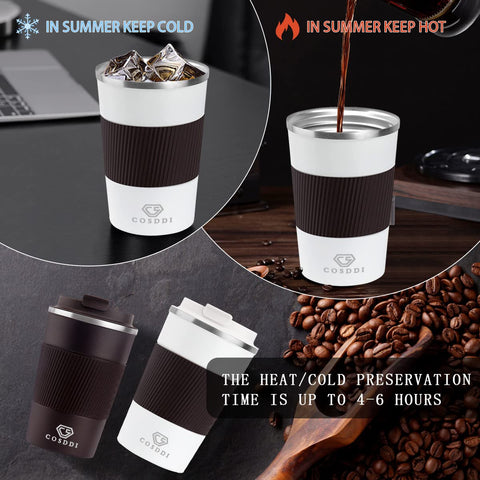 BPA-free lid of CS COSDDI tumbler ensuring safe beverage use.