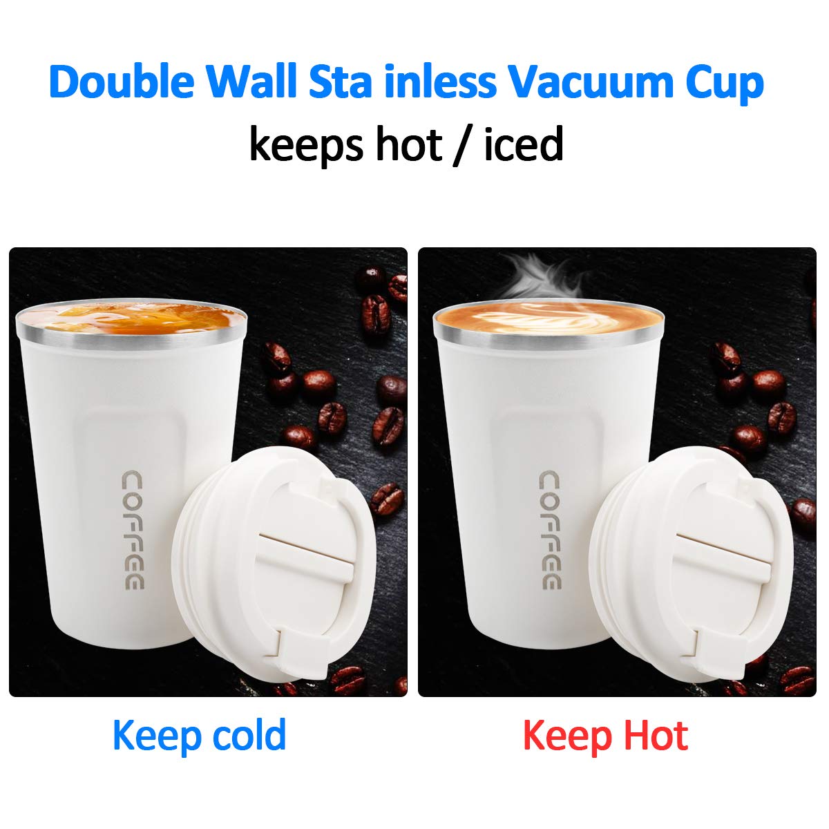 CS COSDDI durable silicone lid promotes safe, easy opening.
