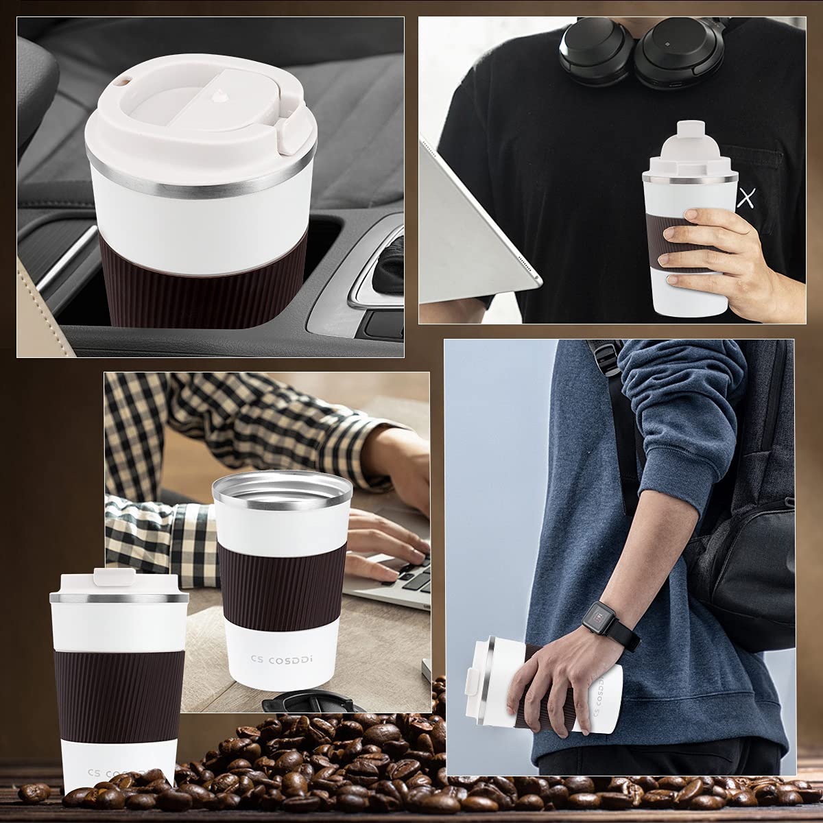 CS COSDDI tumbler suitable for indoor and outdoor use.