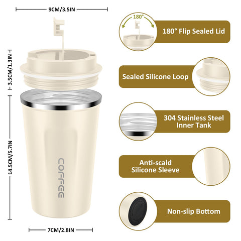 CS COSDDI leakproof lid with silicone seal prevents spills