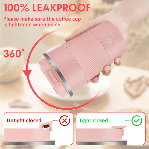 CS COSDDI screw lid with silicone seal prevents leaks during transport.