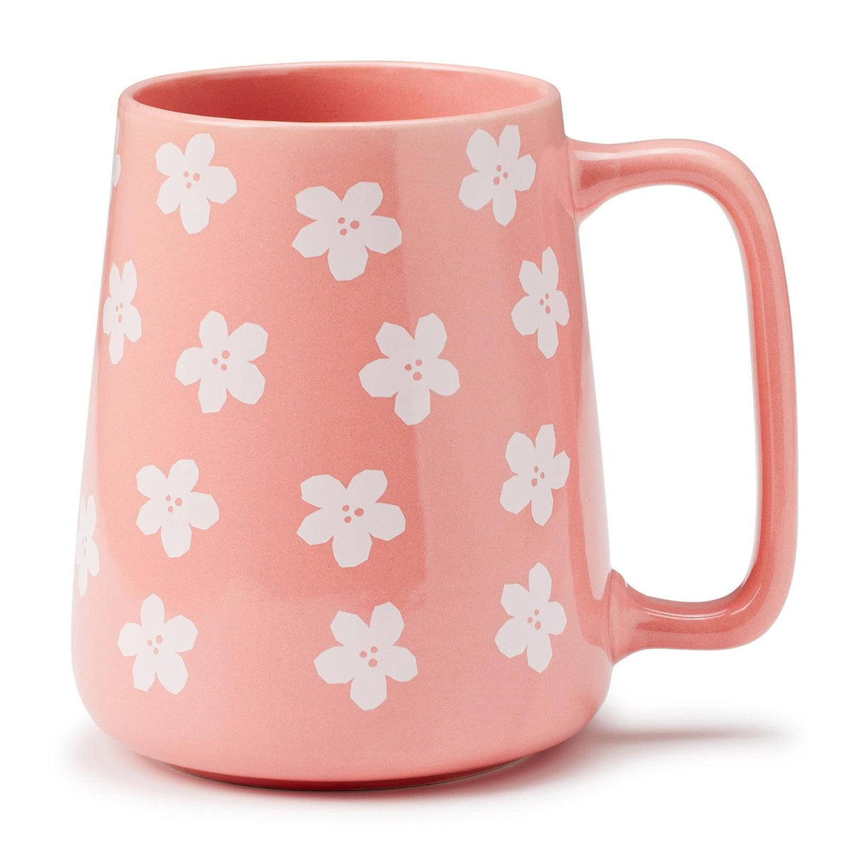 Cteaffee 24 oz pink mug front view ideal for bold daily coffee
