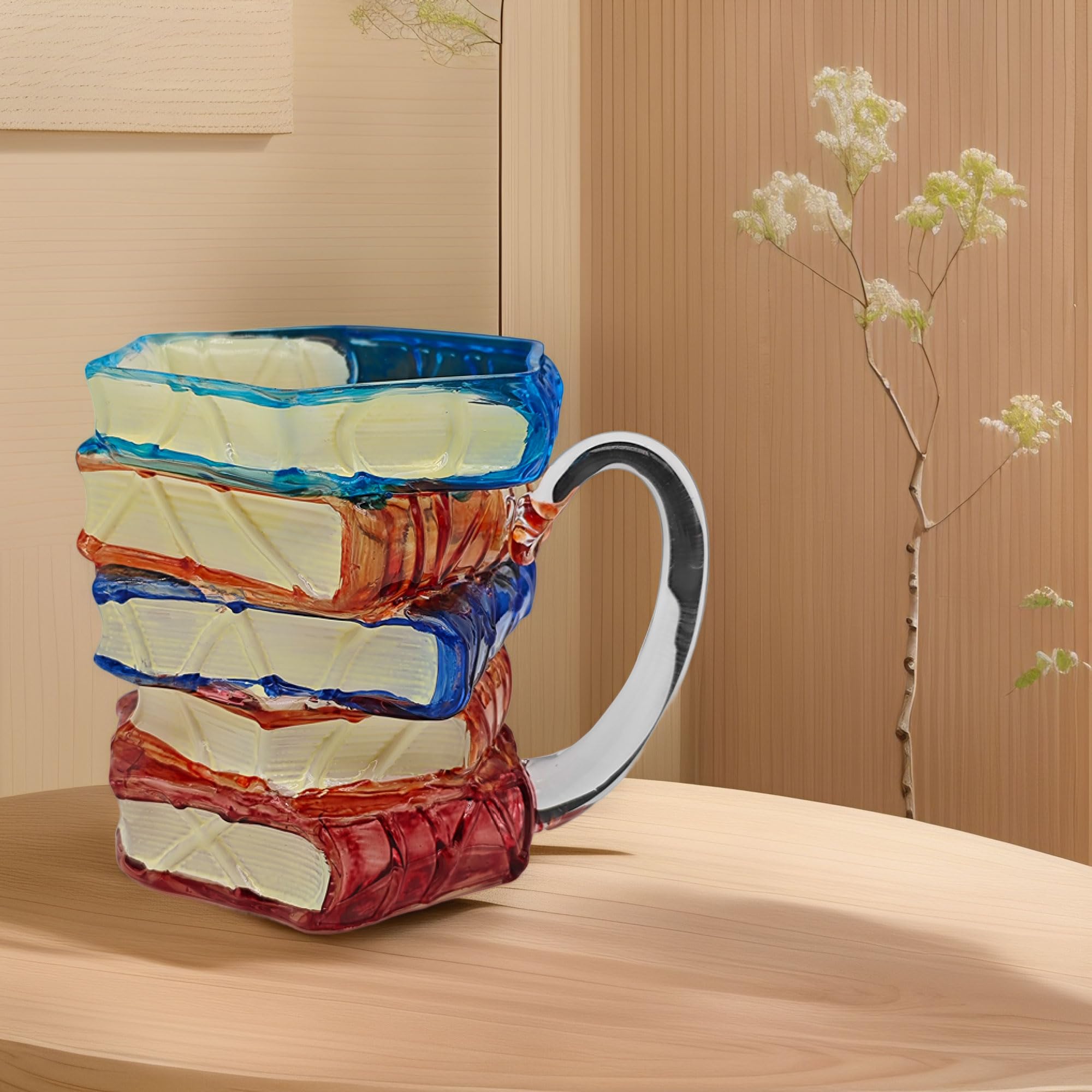 Spoon included with the Cteaffee mug for convenient stirring.