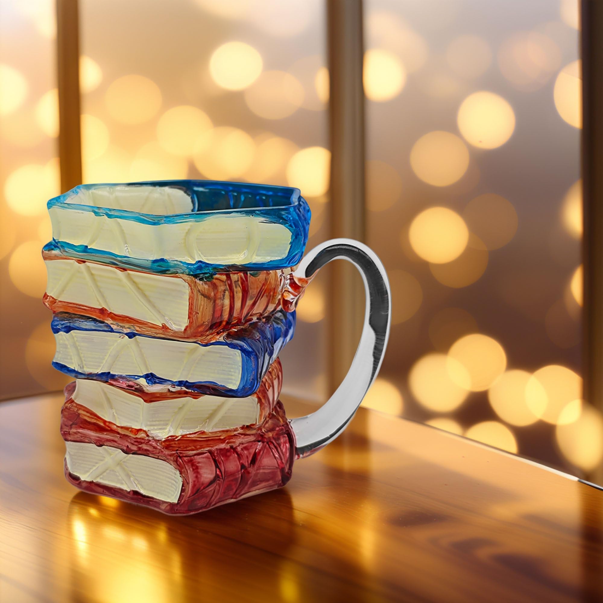 Cteaffee mug with sunflower embossing brightens breakfast and breaks.