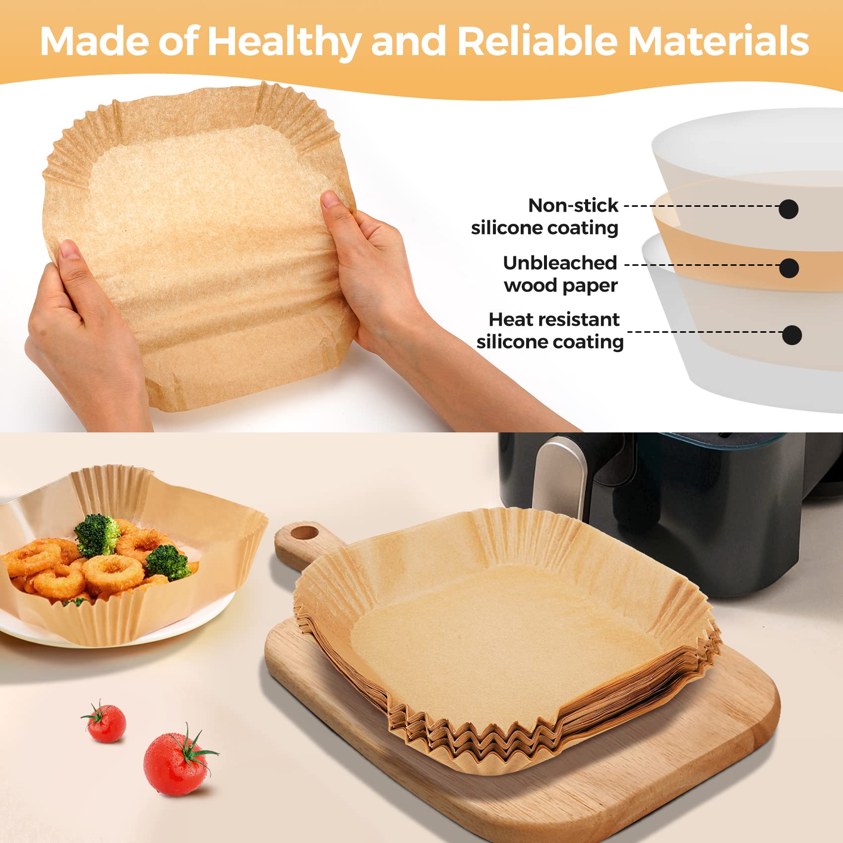 Ctizne bowl-shaped liner shields surface and eases cleanup after meals.