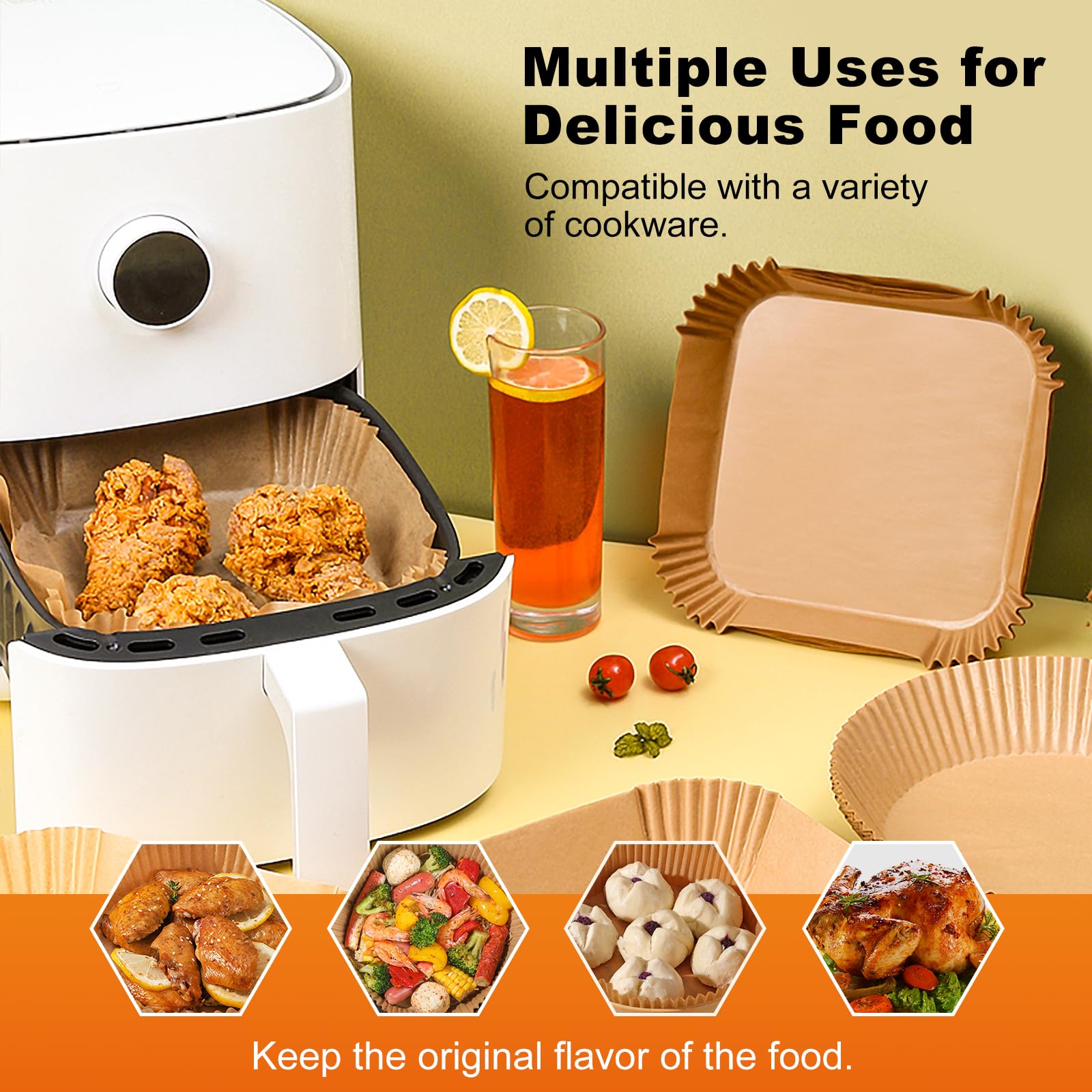 Ctizne liner suitable for microwave use, enabling quick reheating.