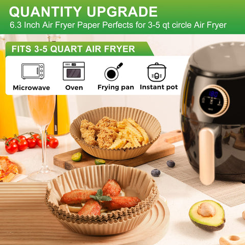 Ctizne round-bowl liner protecting the air fryer interior from mess